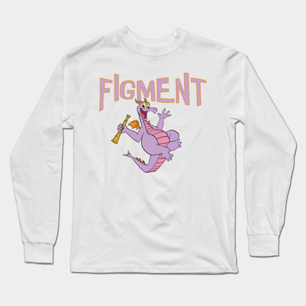 One Little Figment Long Sleeve T-Shirt by Mouse Magic with John and Joie